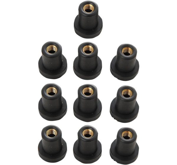 DRAG SPECIALTIES Allgemeines Zubehör - NUT WELL(8099)1/4-20 10PK
