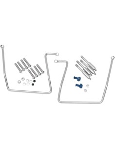 Chrom Satteltaschen-Halterungen