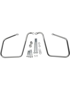Chrom Satteltaschen-Halterungen