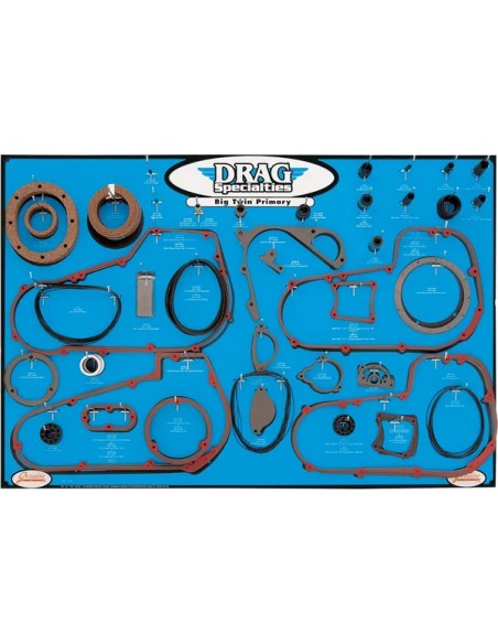 DRAG SPECIALTIES Displays - DISPLAY GASKET BIG TWIN