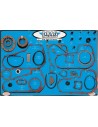 Twin Cam Dichtung, Simmerring und O-Ring Display