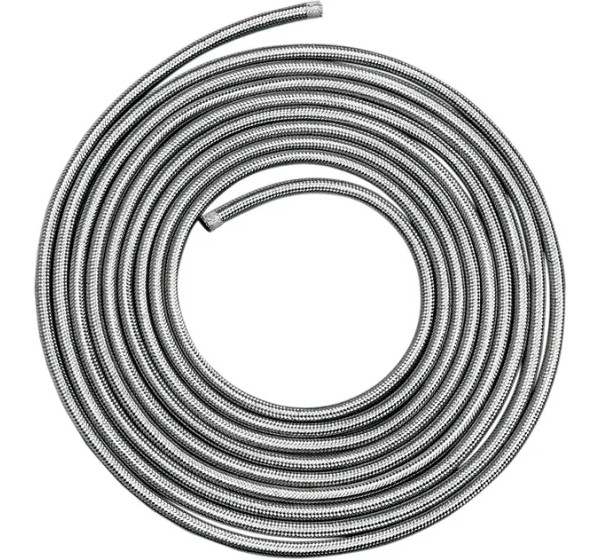 DRAG SPECIALTIES Schmiersystem - 5/16STL BRAID LINE 25FT