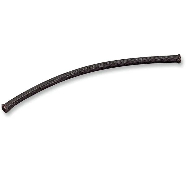 DRAG SPECIALTIES Schmiersystem - 3/8 BLACK BRAID LINE 25'