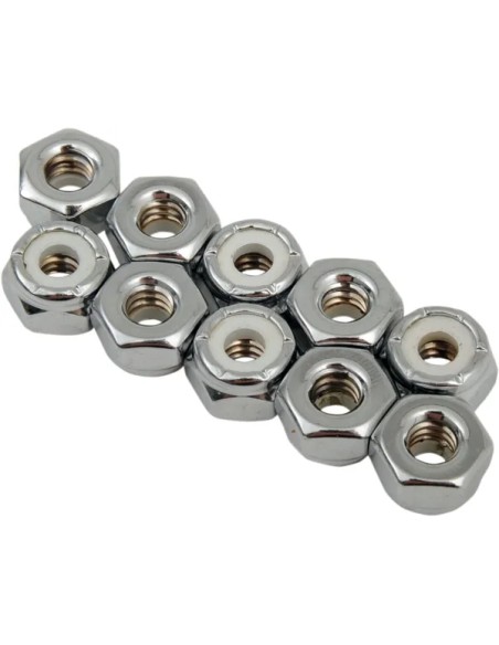 DRAG SPECIALTIES Allgemeines Zubehör - 10-24 CHR NYLON NUT