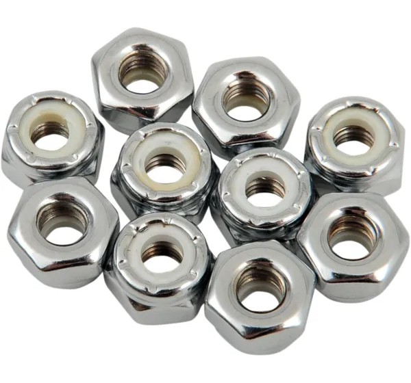 DRAG SPECIALTIES Allgemeines Zubehör - 10-32 CHR NYLON NUT