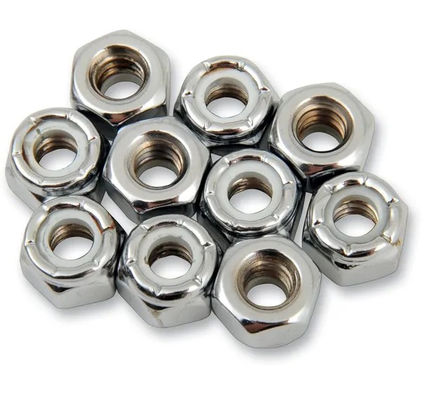 DRAG SPECIALTIES Allgemeines Zubehör - 1/4-20 CHR NYLON NUT