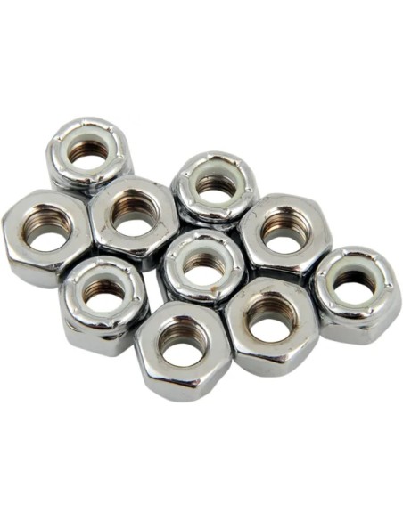 DRAG SPECIALTIES Allgemeines Zubehör - 1/4-28 CHR NYLON NUT