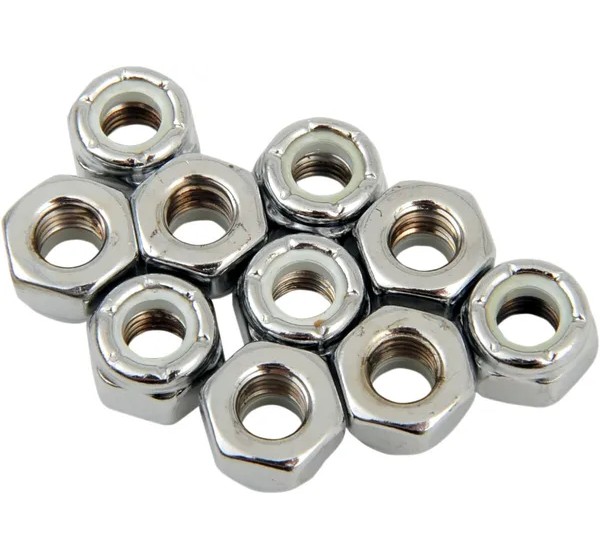 DRAG SPECIALTIES Allgemeines Zubehör - 1/4-28 CHR NYLON NUT