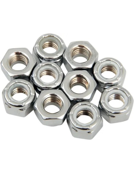 DRAG SPECIALTIES Allgemeines Zubehör - 5/16-18 CHR NYLN NUT