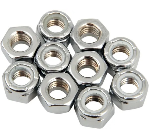 DRAG SPECIALTIES Allgemeines Zubehör - 5/16-18 CHR NYLN NUT