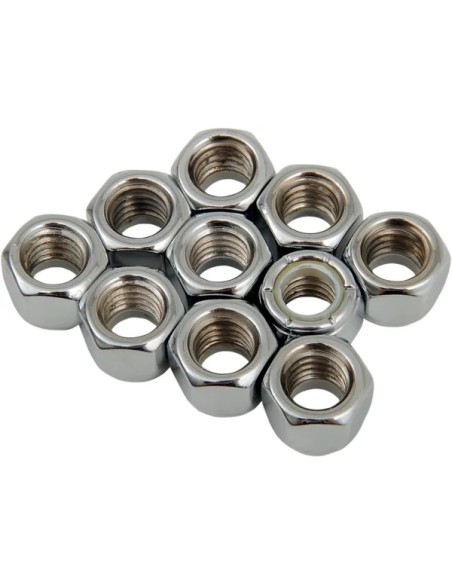 DRAG SPECIALTIES Allgemeines Zubehör - 3/8-16 CHR NYLON NUT