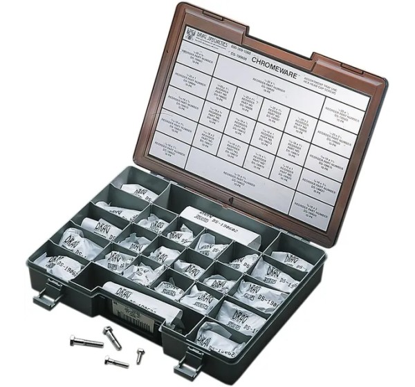 DRAG SPECIALTIES Montagematerial & Zubehör - HEX HEAD BOLT ASST COARSE