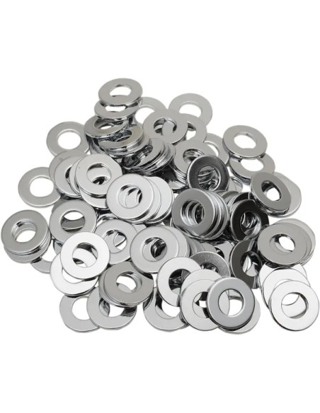 DRAG SPECIALTIES Montagematerial & Zubehör - 3/8 CHROME FLATWASHER