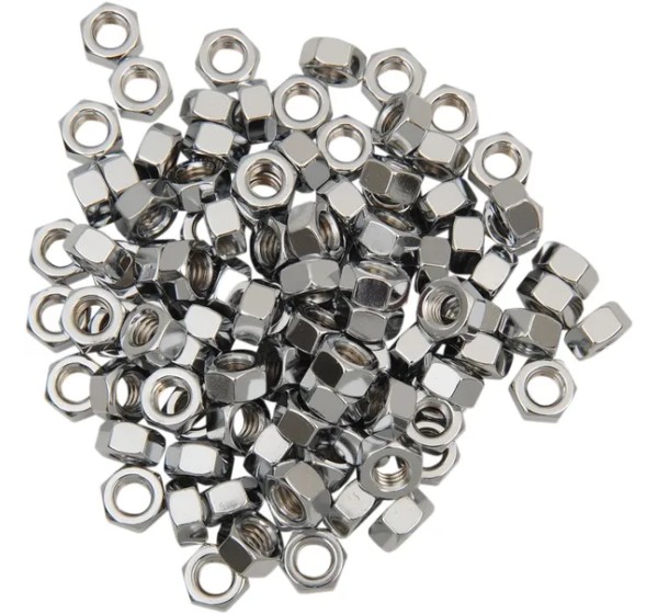 DRAG SPECIALTIES Allgemeines Zubehör - 5/16-18 CHROME HEX NUT