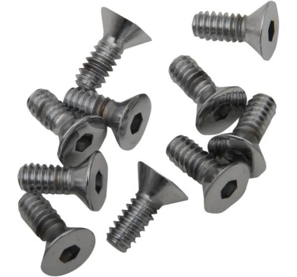 DRAG SPECIALTIES Montagematerial & Zubehör - 10X24X1/2 CHRM FLAT HEAD