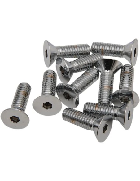 DRAG SPECIALTIES Montagematerial & Zubehör - 5/16X18X1 CHR FLAT HEAD