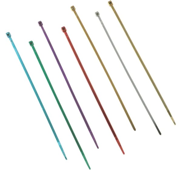 DRAG SPECIALTIES Allgemeines Zubehör - CHROME CABLE TIE 4 10 PK