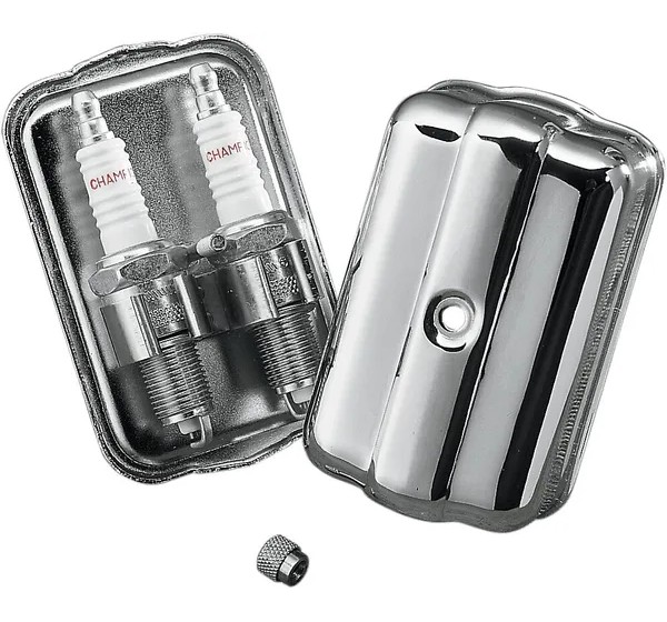 DRAG SPECIALTIES Zündkerzen - PLUG HOLDER CHROME F/H-D