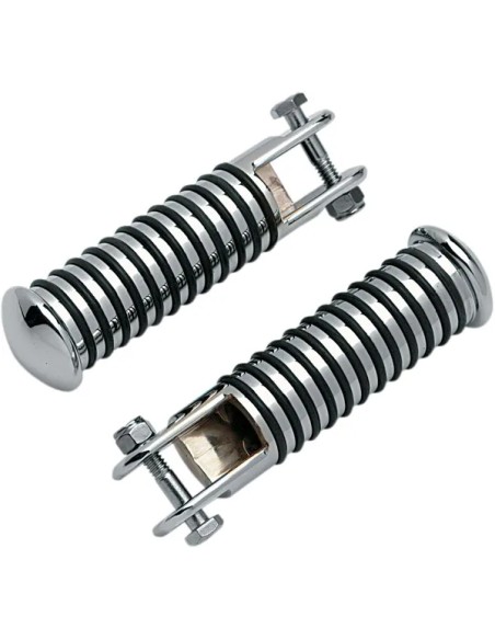 DRAG SPECIALTIES Montagematerial & Zubehör - ROUND RIB FOOT PEGS