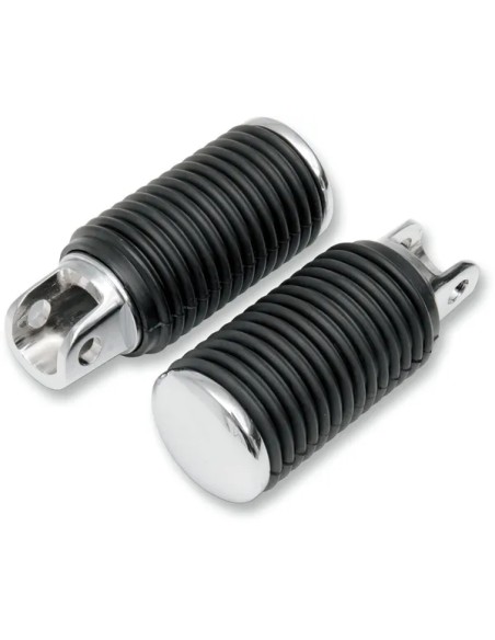 DRAG SPECIALTIES Montagematerial & Zubehör - DRIVER PEGS RUB W/CHR END