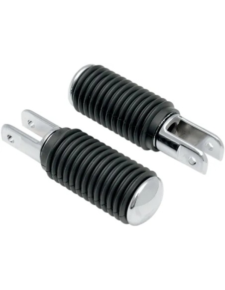 DRAG SPECIALTIES Montagematerial & Zubehör - 5/8 MT PEGS RUB W/CHR END