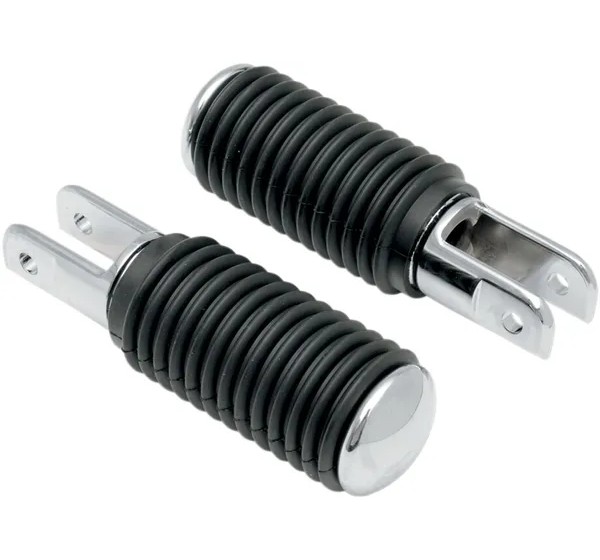 DRAG SPECIALTIES Montagematerial & Zubehör - 5/8 MT PEGS RUB W/CHR END
