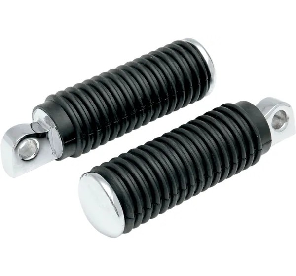 DRAG SPECIALTIES Montagematerial & Zubehör - PASSNGR PEG RUB W/CHR END
