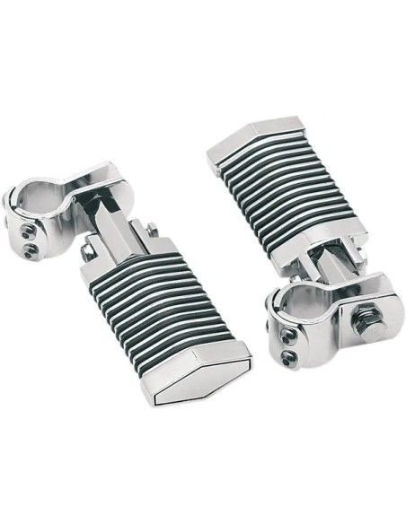DRAG SPECIALTIES Fußrasten - FLAT FOOTPEGS W/ ORINGS