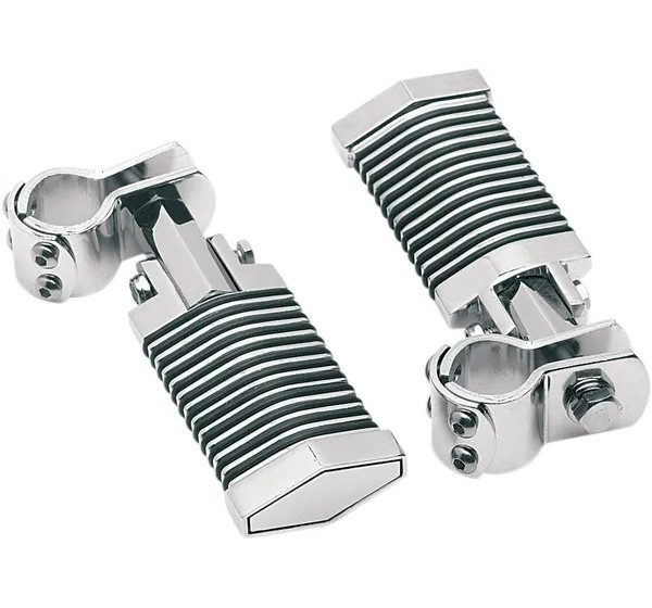 DRAG SPECIALTIES Fußrasten - FLAT FOOTPEGS W/ ORINGS