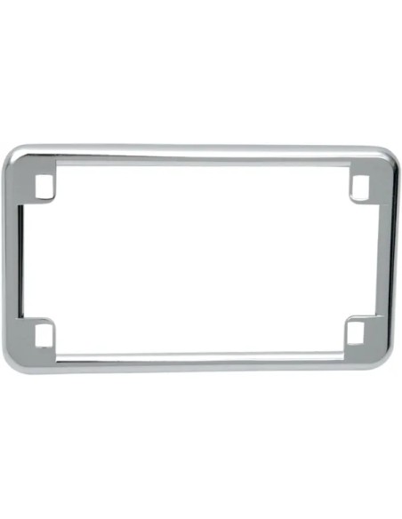 DRAG SPECIALTIES Kennzeichen - CHR LIC PLATE FRAME 4X7