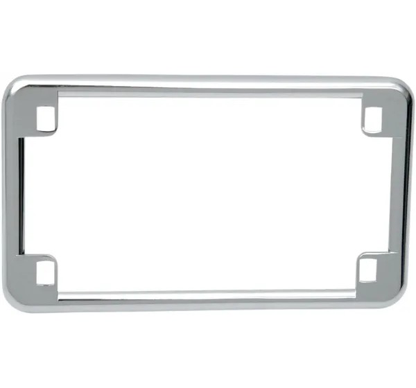 DRAG SPECIALTIES Kennzeichen - CHR LIC PLATE FRAME 4X7