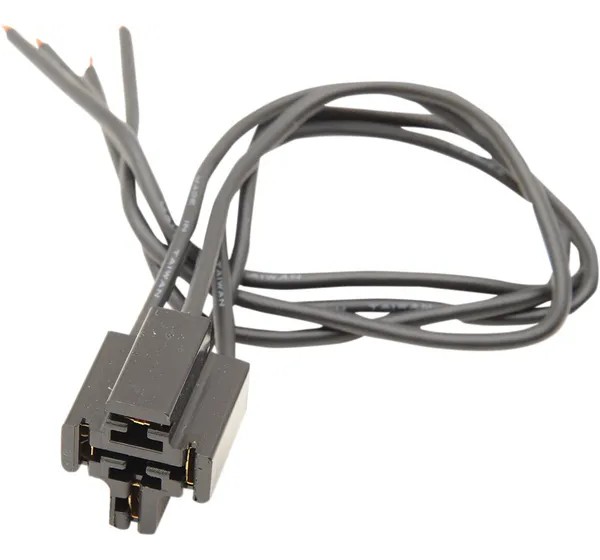 DRAG SPECIALTIES Montagematerial & Zubehör - RELAY PLUG W/BLACK WIRE