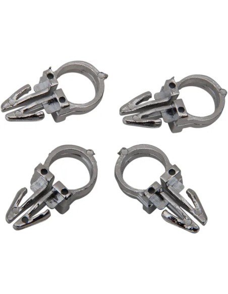 DRAG SPECIALTIES Montagematerial & Zubehör - 3/8 CHR HNDLBR WIRE CLPS
