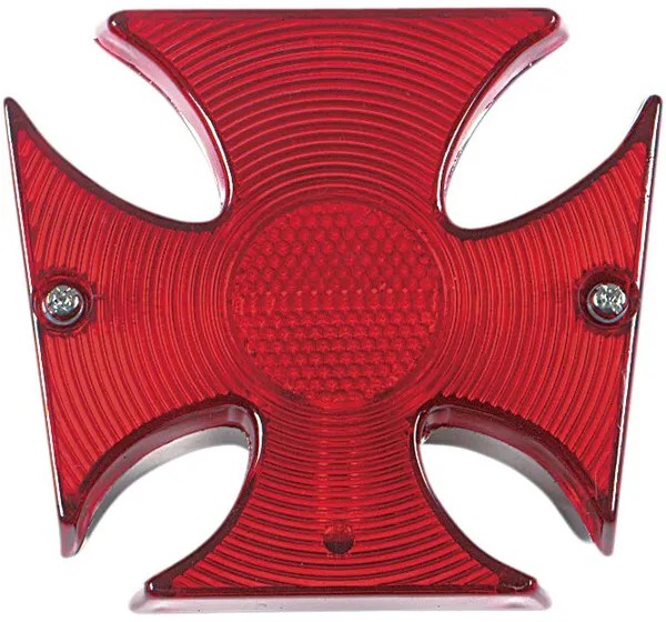 DRAG SPECIALTIES Rück- und Bremslichter - TAILLIGHT MALTESE CROSS