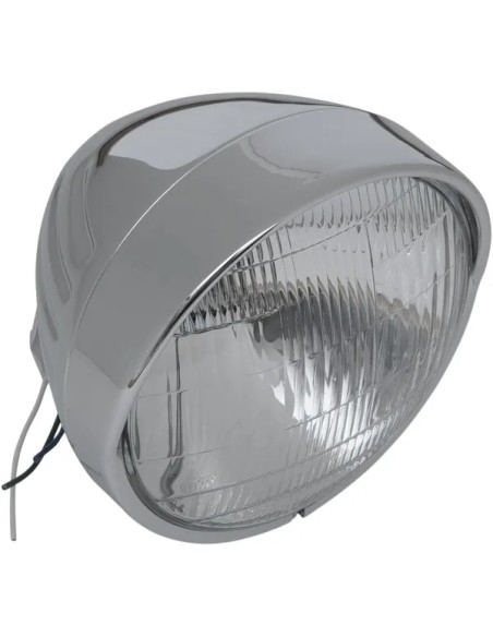 DRAG SPECIALTIES Scheinwerfer - 6 1/2 HEADLIGHT W/VISOR