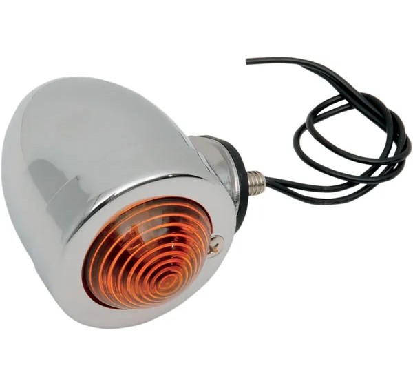 DRAG SPECIALTIES Rück- und Bremslichter - BULLET LITE DUAL FIL AMBR