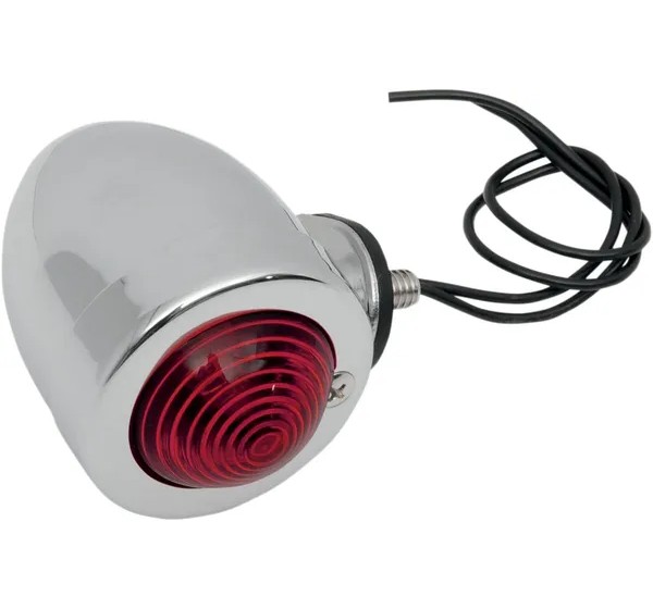 DRAG SPECIALTIES Rück- und Bremslichter - BULLET LITE DUAL FIL RED