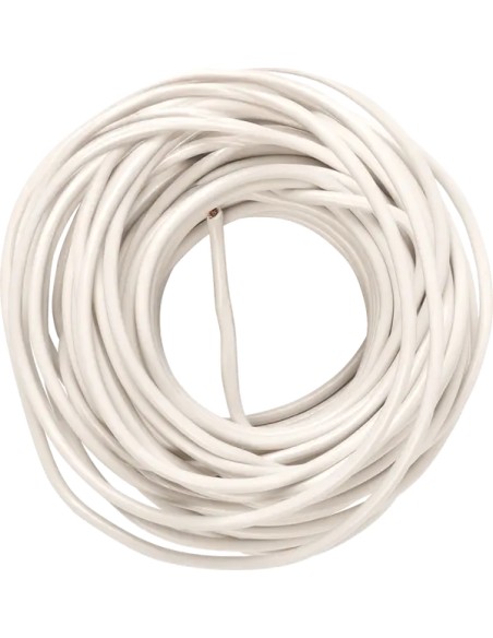 DRAG SPECIALTIES Montagematerial & Zubehör - WHITE 16GA WIRE 35FT ROLL
