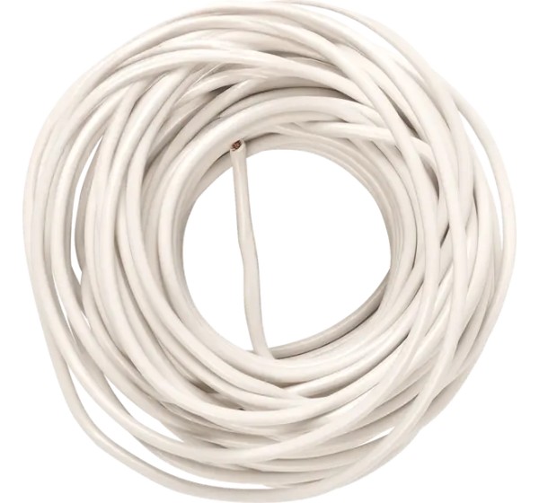 DRAG SPECIALTIES Montagematerial & Zubehör - WHITE 16GA WIRE 35FT ROLL