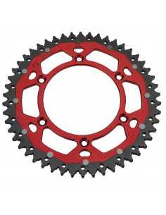 MOOSE RACING HINTERES KETTENRAD / 48 ZÄHNE / 520 TEILUNG / ROT/NATUR / ALUMINIUM/STAHL 2