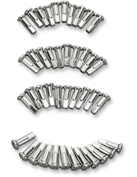 DRAG SPECIALTIES Montagematerial & Zubehör - CHR X-LONG SPOKE NIPPLES