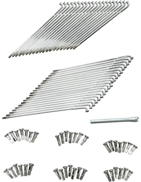 DRAG SPECIALTIES Montagematerial & Zubehör - CHR SPOKES STL HUB 21C-R