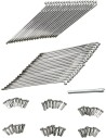 Speichensatz Chrom und Edelstahl