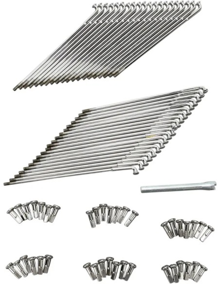 DRAG SPECIALTIES Montagematerial & Zubehör - SPOKES CHR 18 STEEL HUB