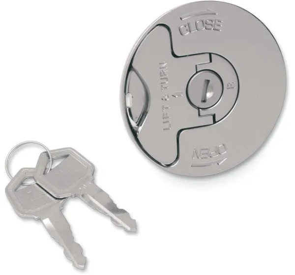 DRAG SPECIALTIES Tankdeckel - LOCKING GAS CAP VENTED