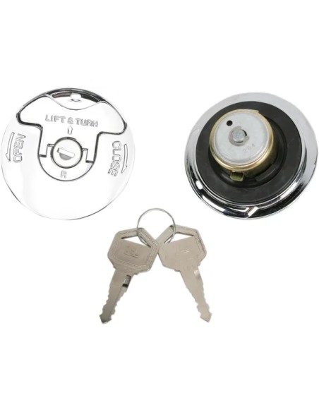 DRAG SPECIALTIES Tankdeckel - LOCK GAS CAPS VENT N/VENT