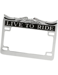 "Live To Ride" Kennzeichenrahmen