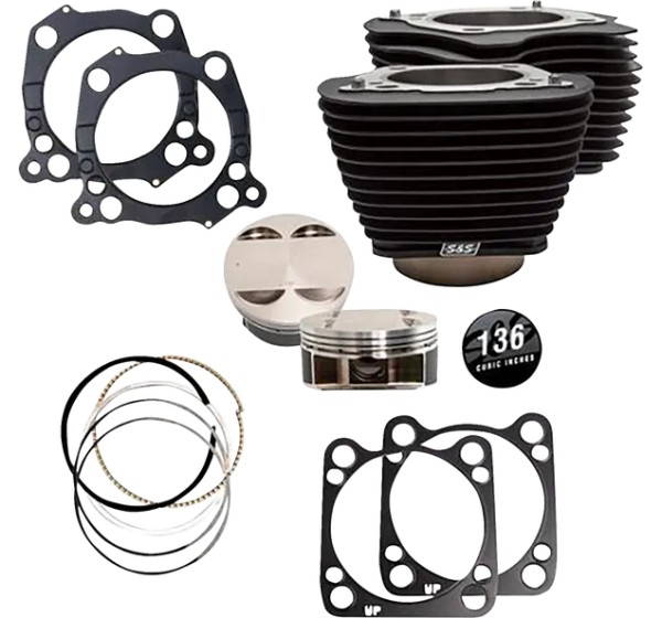 S&S CYCLE Zylinder, Zylindersätze & Big Bore Sätze für Harley Davidson FLFBS 1868 ABS 2018-2024