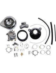 Super E Vergaser mit Stealth Luftfilter-Kit