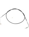 Schwarzer Vinyl-Gaszug/Schließer
